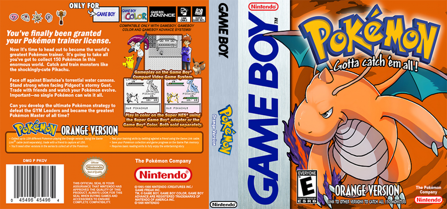 Pokemon - Orange Version — box-texture (WOR)