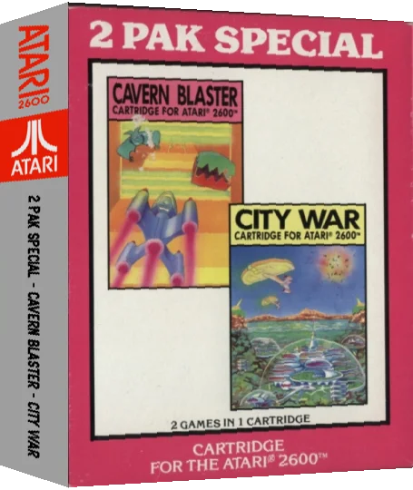 2 Pak Special - Cavern Blaster - City War — box-3D (EU)