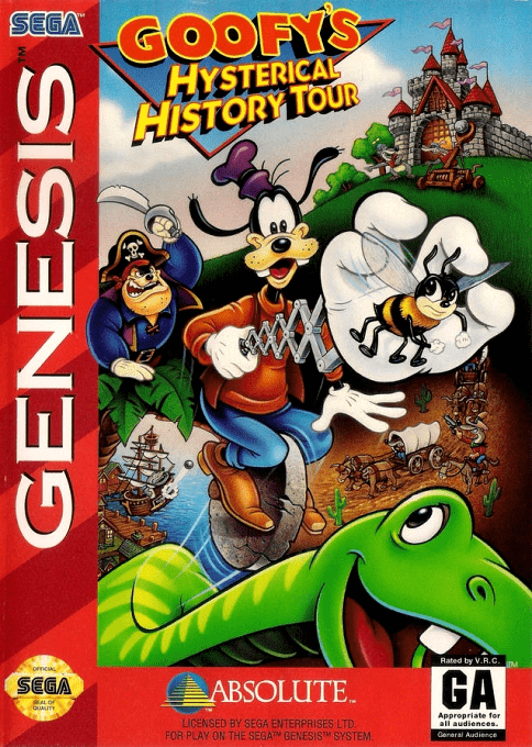 Goofy's Hysterical History Tour box art