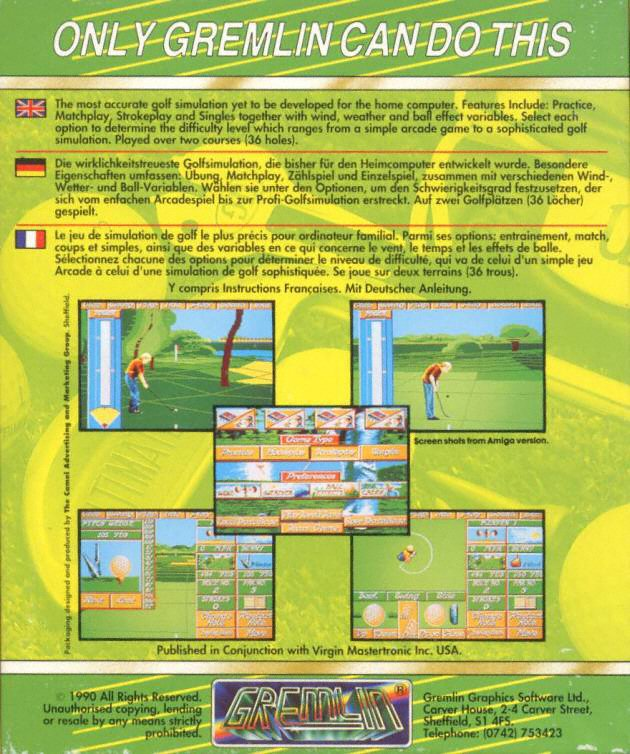 Ultimate! Golf — box-2D-back (EU)