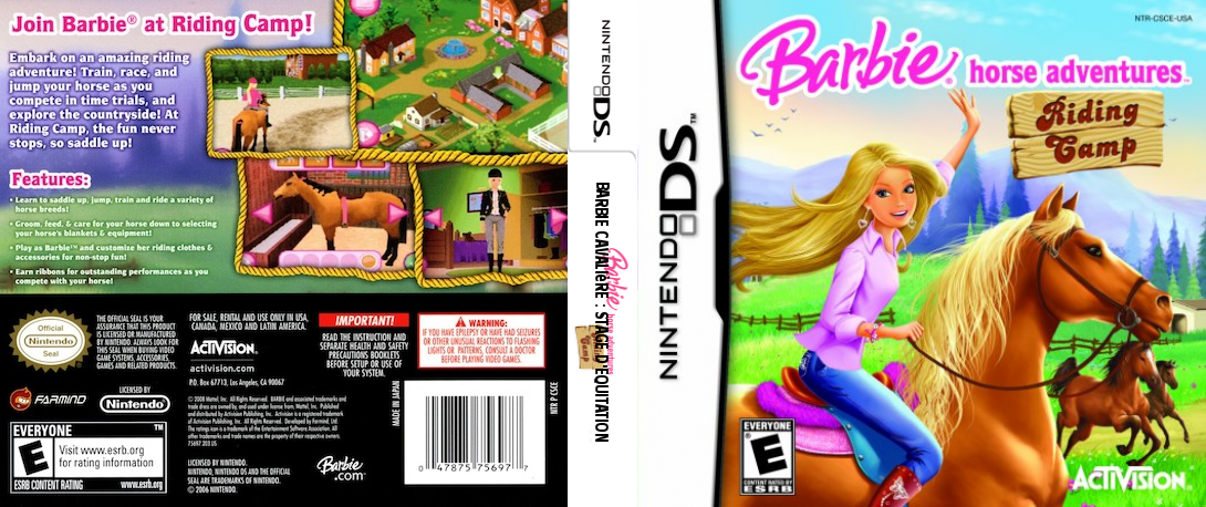 Barbie Horse Adventures - Riding Camp — box-texture (US)