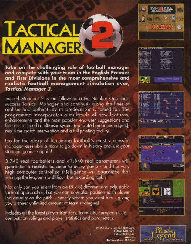 Tactical Manager 2 — box-2D-back (WOR)