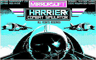Harrier Combat Simulator — sstitle (US)