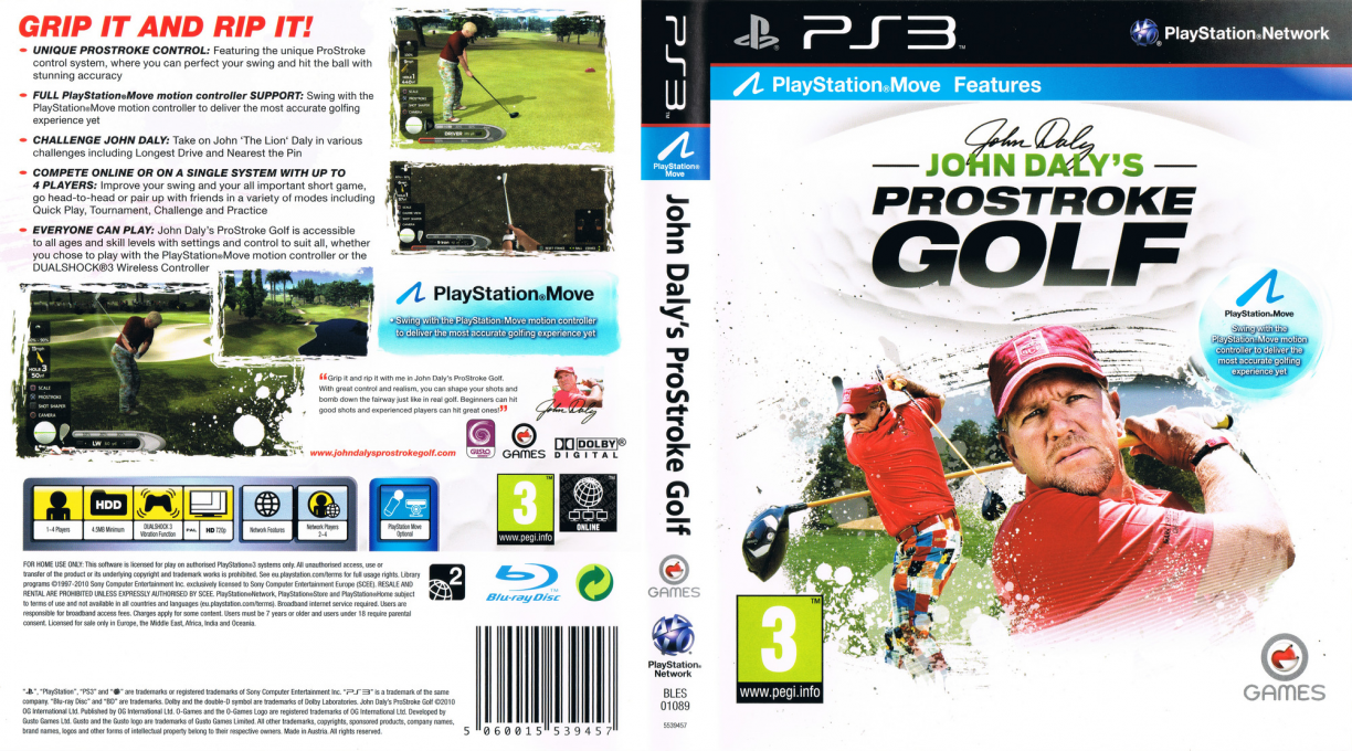 John Daly's ProStroke Golf — box-texture (EU)