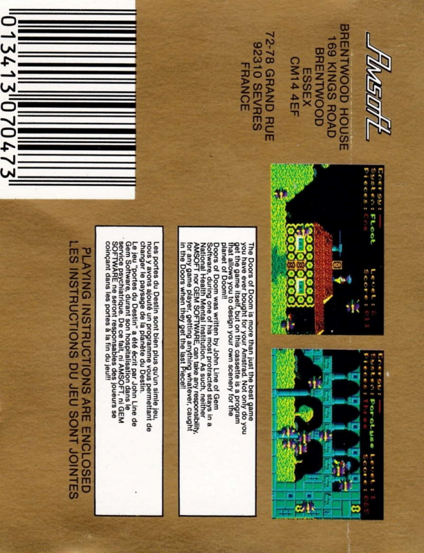 Doors Of Doom — box-2D-back (EU)