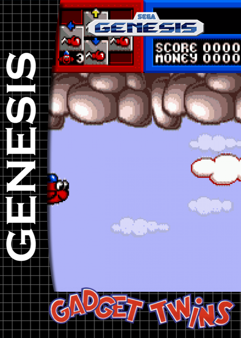 Gadget Twins, The — box-2D (SS)