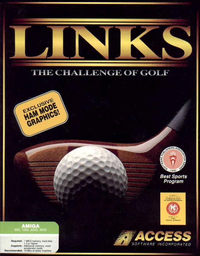 Links - The Challenge of Golf box art