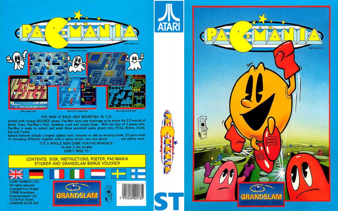 Pac-Mania — box-texture (EU)
