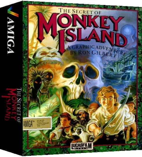 Secret of Monkey Island, The — box-3D (EU)