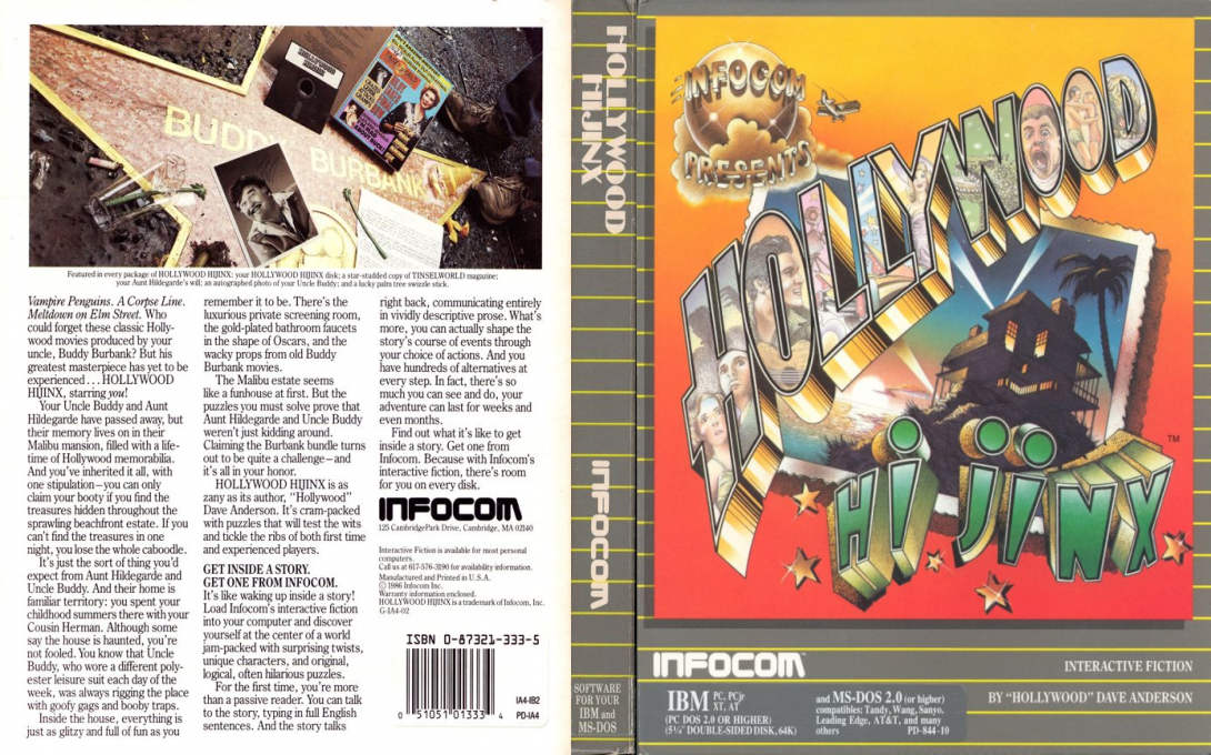 Hollywood Hijinx — box-texture (US)
