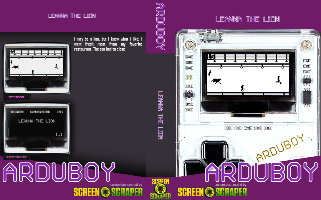 Leanna the Lion — box-texture (SS)