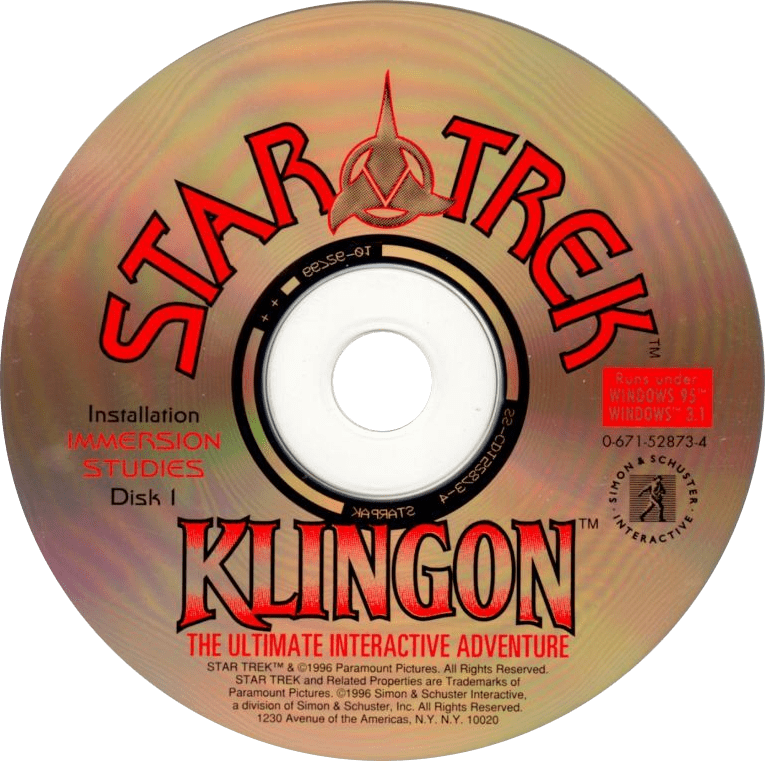 Star Trek: Klingon — support-2D (US)