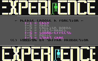 Experience — sstitle (WOR)