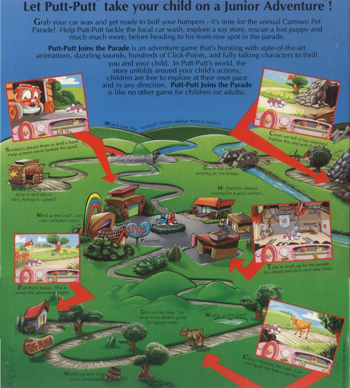Putt- Putt Joins The Parade — box-2D-back (US)