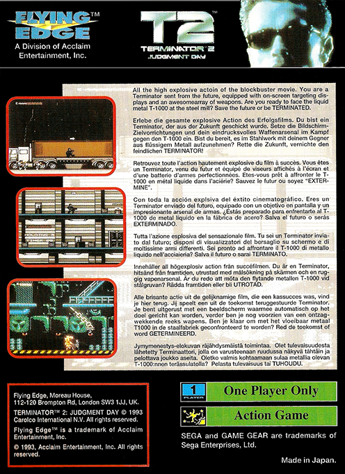 Terminator 2 - Judgment Day — box-2D-back (EU)