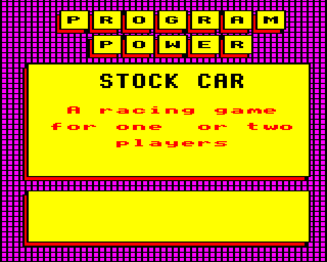 Stock Car — sstitle (WOR)