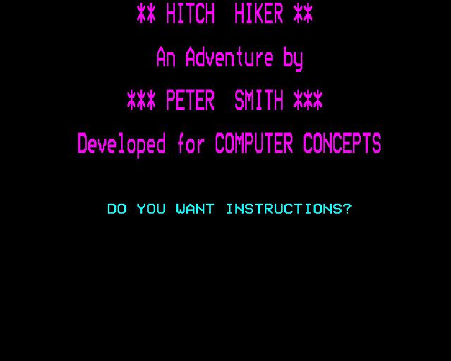 Hitch Hiker — sstitle (WOR)