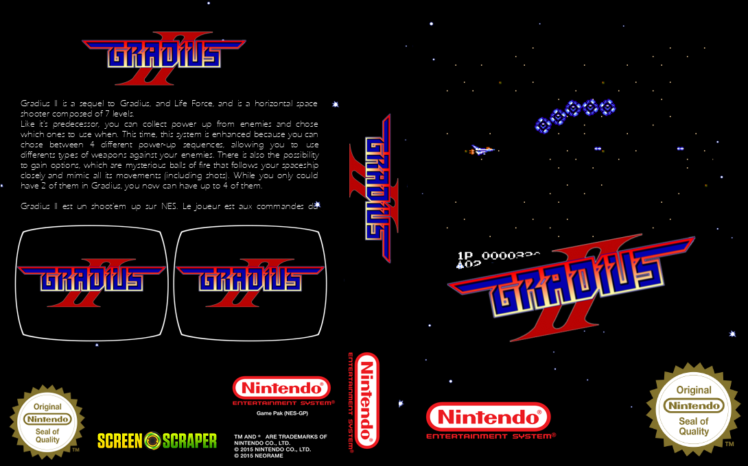 Gradius II — box-texture (SS)