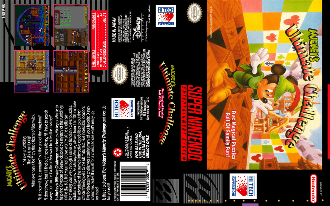 Mickey's Ultimate Challenge — box-texture (US)