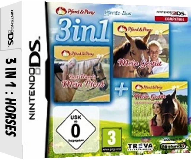 3 in 1 - Horses — box-3D (DE)