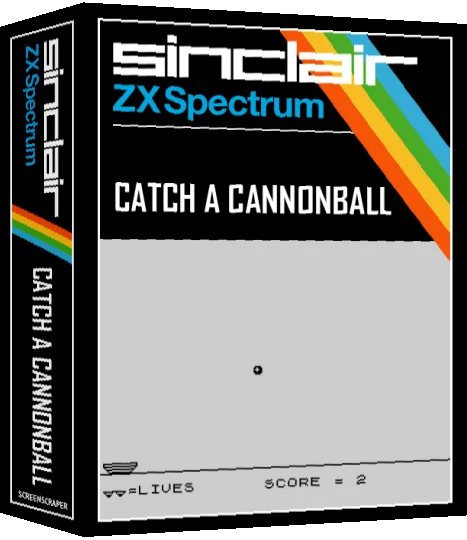 Catch A Cannonball — box-3D (SS)