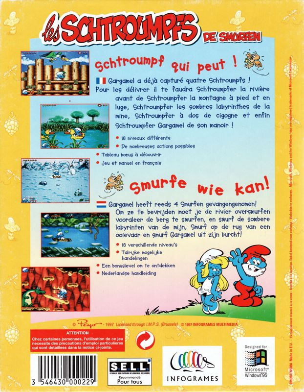 Smurfs, The — box-2D-back (EU)