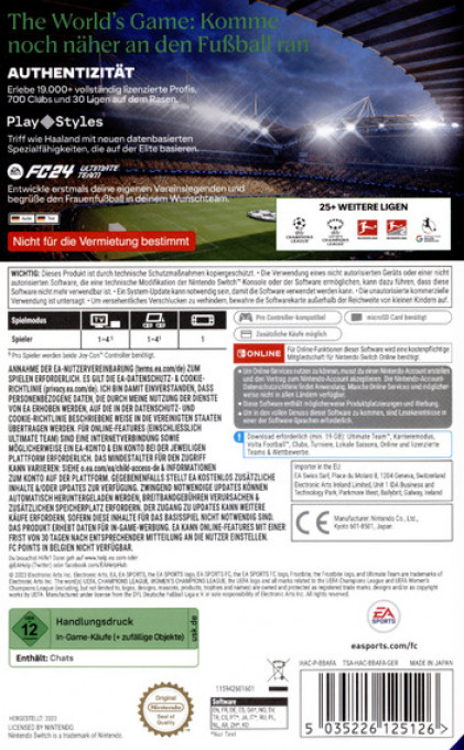 EA Sports FC 24 — box-2D-back (DE)