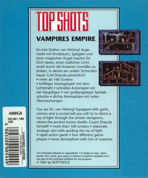 Vampire's Empire — box-2D-back (WOR)