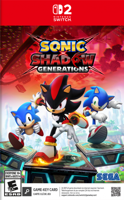 Sonic X Shadow Generations box art