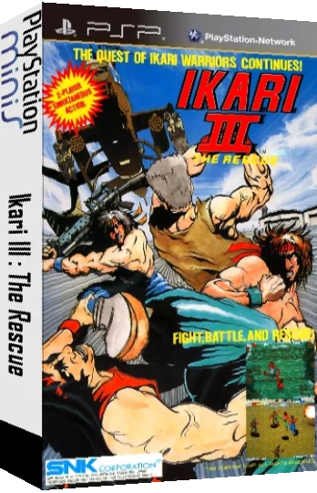 Ikari 3 - The Rescue — box-3D (US)