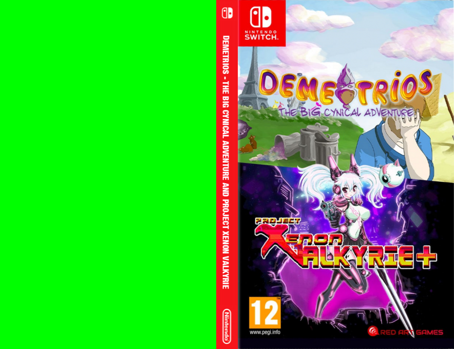 Demetrios - The Big Cynical Adventure and Project Xenon Valkyrie — box-texture (EU)