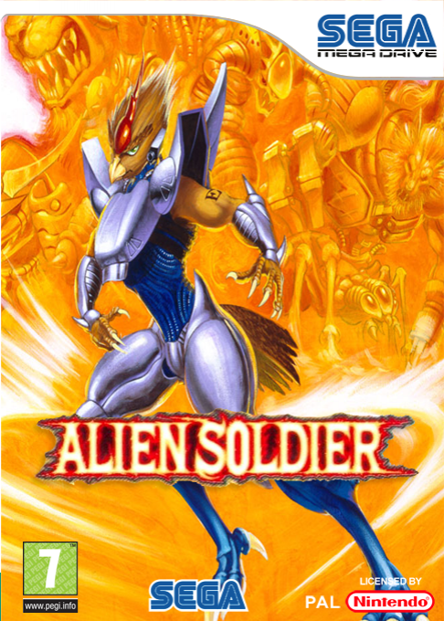Alien Soldier — box-2D (EU)