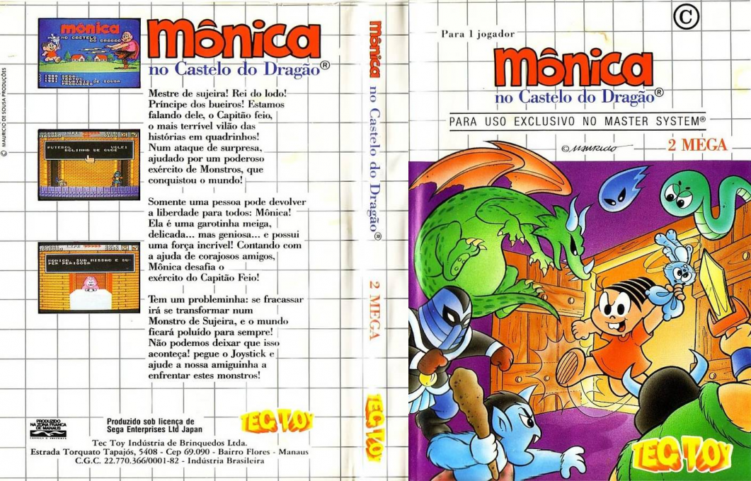 Monica no Castelo do Dragao — box-texture (BR)