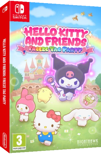 Hello Kitty and Friends - Freeze Tag Party — box-3D (EU)