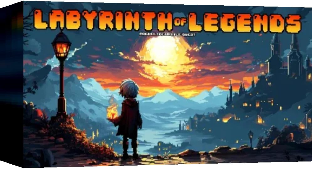 Labyrinth of Legends : Roguelike Battle Quest — box-3D (WOR)