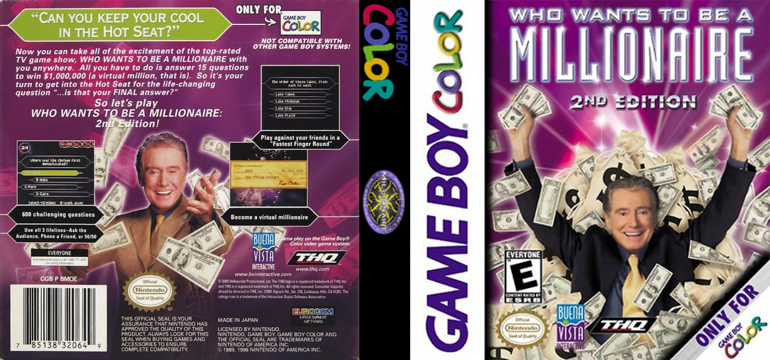 Who Wants to Be a Millionaire - 2nd Edition — box-texture (US)