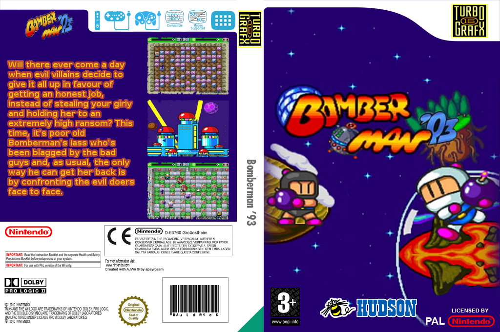 Bomberman '93 — box-texture (EU)