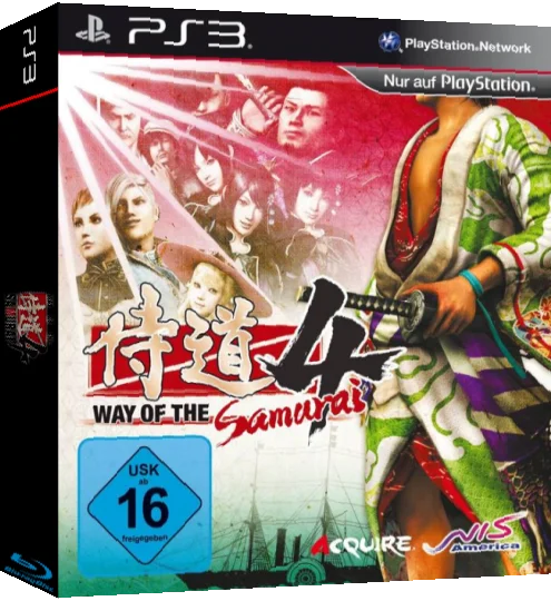 Way of the Samurai 4 — box-3D (EU)