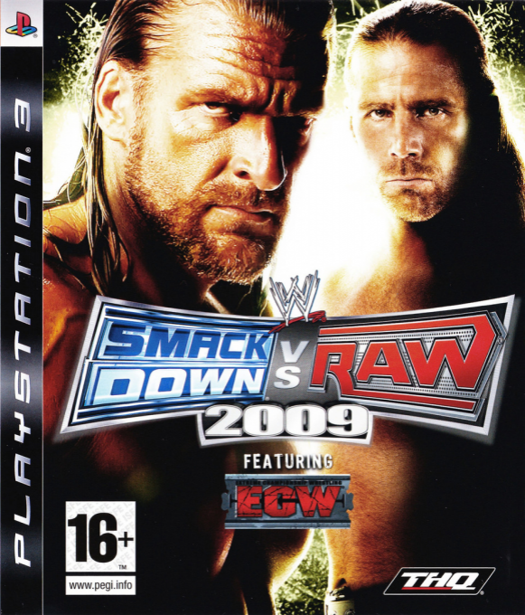 WWE SmackDown vs. Raw 2009 — box-2D (FR)
