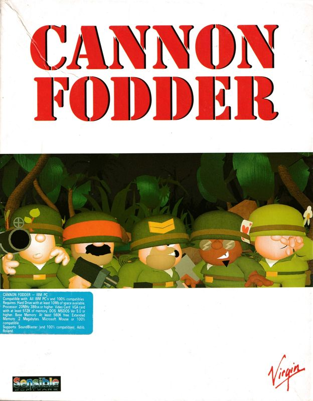 Cannon Fodder — box-2D (EU)