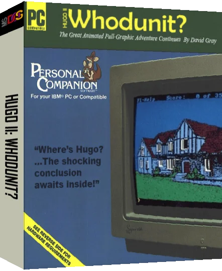 Hugo 2 - Whodunit — box-3D (US)