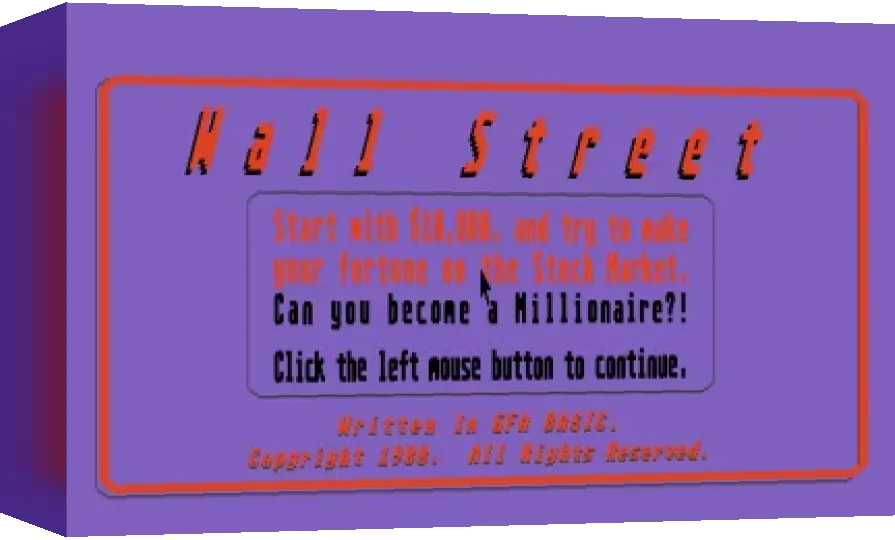 Wall Street — box-3D (WOR)