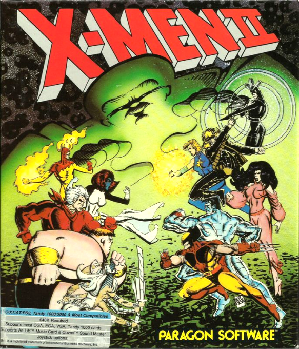 X-Men 2 - The Fall of the Mutants box art