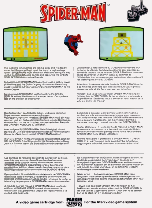 Spider-man — box-2D-back (EU)
