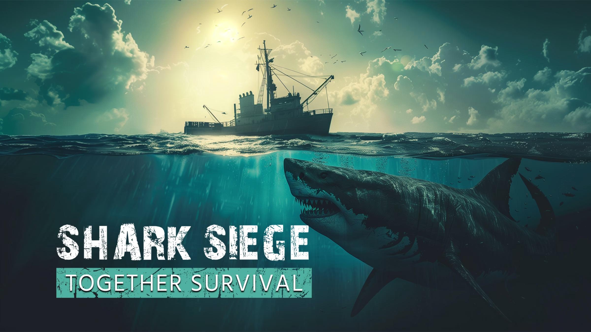 SHARK SIEGE - TOGETHER SURVIVAL — sstitle (WOR)