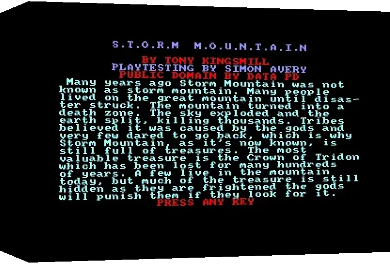 Storm Mountain — box-3D (WOR)