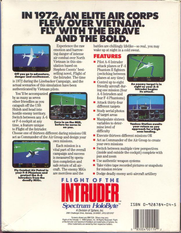 Flight Of The Intruder — box-2D-back (US)