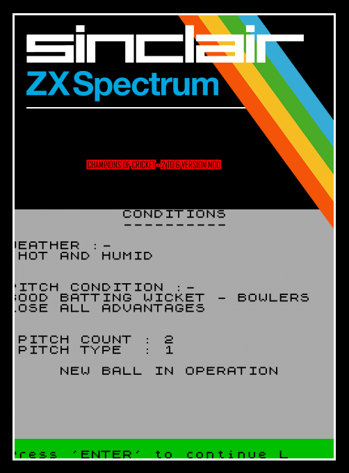 Champions of Cricket - 2 to 6 Version Mod box art