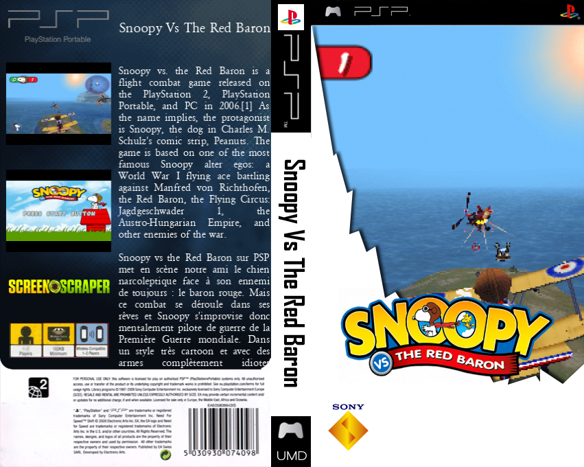 Snoopy Vs The Red Baron — box-texture (SS)