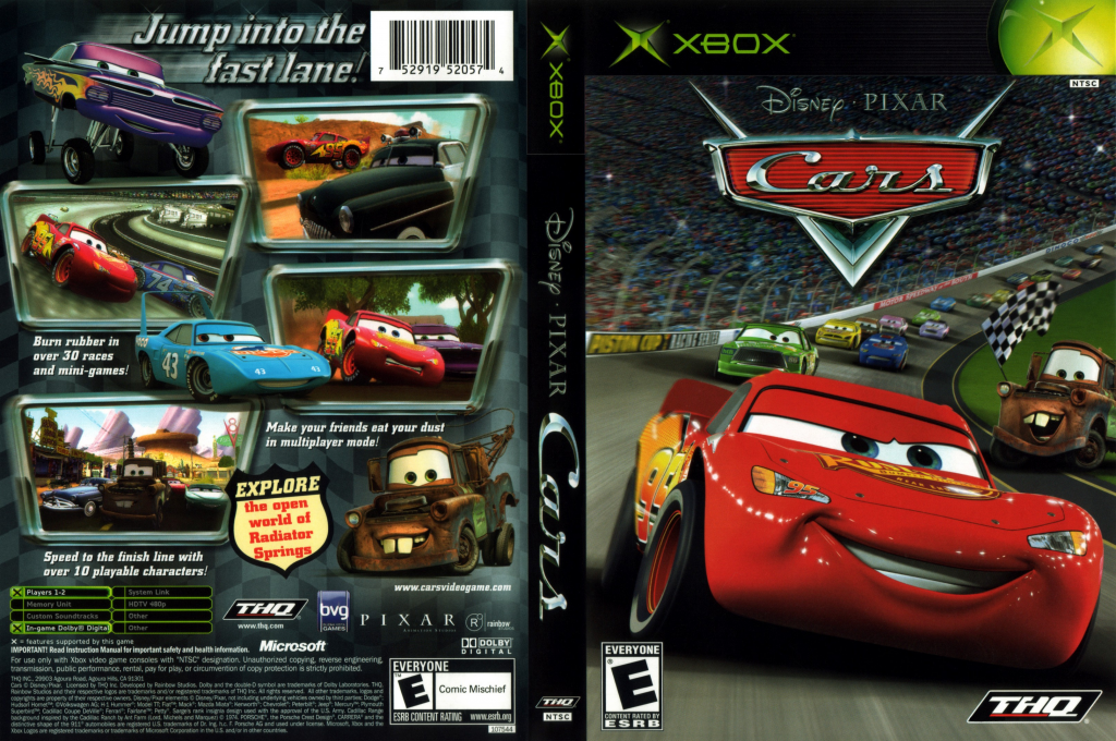 Disney-Pixar Cars — box-texture (US)